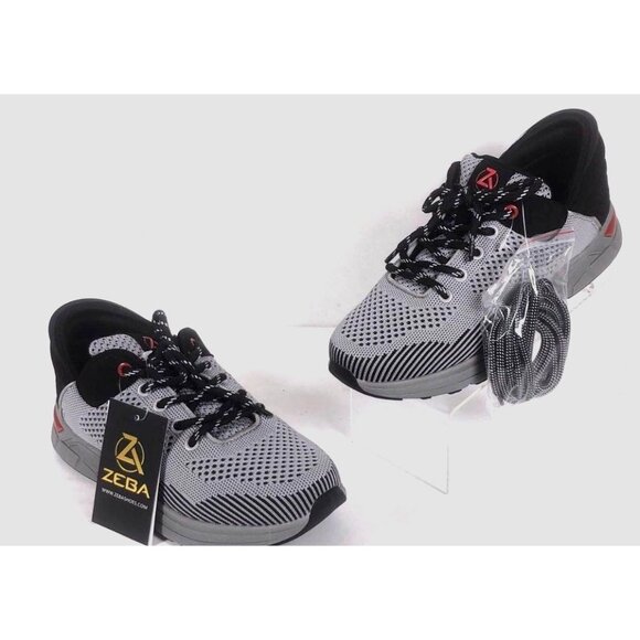 Zeba Steel Onyx Medium Sneakers Grey & Black‎ Mens Size 7.5 - Picture 9 of 15